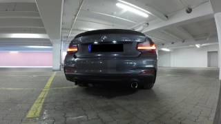 BRUTAL LOUD EXHAUST SOUND BMW M235i BACKFIRE with MPERFORMANCE EXHAUST SYSTEM ESD [upl. by Dranyer455]