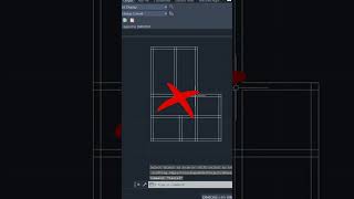 Quickly trim all intersections in autocad 😱😱🔥check the description autocad ytshorts viralvideo [upl. by Naruq]