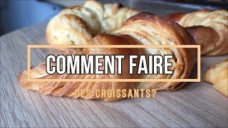 Pâtisserie Recette de Croissants au Beurre [upl. by Yrrat]