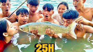 Anh Ba Phải  Thử Thách 25H Cắm Trại Câu Cá  Fishing camping [upl. by Elleron632]