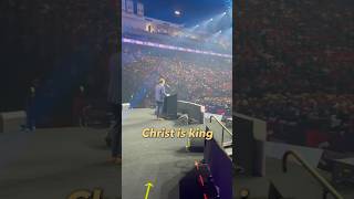 BACKFIRE Entire Stadium Shouts Jesus is King [upl. by Ennaegroeg338]