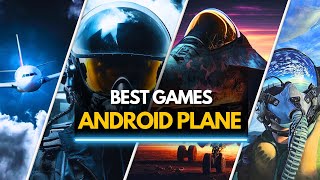 TOP 35 BEST PLANE GAMES FOR ANDROID [upl. by Llertak]