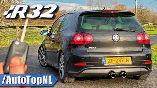 VW Golf R32 MK5 298577km REVIEW on AUTOBAHN NO SPEED LIMIT by AutoTopNL [upl. by Ahseinek352]