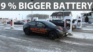 Tesla Model 3 SR 60 kWh winter range test [upl. by Meunier529]