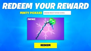 CLAIM THE FREE MINTY AXE CODE in Fortnite How To Get Minty Pickaxe Code [upl. by Maurizio]