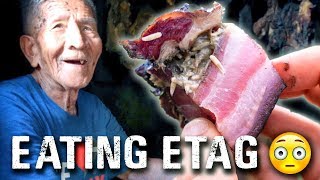 Philippines STRANGEST food ETAG in Sagada  Travel Philippines Vlog [upl. by Alihet204]