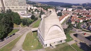 Le Site Le Corbusier de Firminy vu du ciel [upl. by Onaicul]