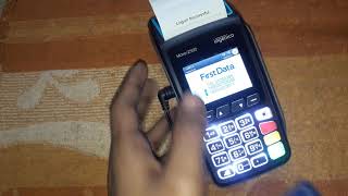 Ingenico Move 2500 Using  First Data ICICI [upl. by Orofselet]