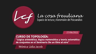 quotLógica aristotélica lógica matemática y teoría axiomática de conjuntosquot por Mónica Lidia Jacob [upl. by Connor]