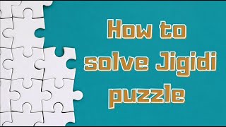 How to solve Jigidi puzzle  Geocaching Hack [upl. by Sugirdor201]