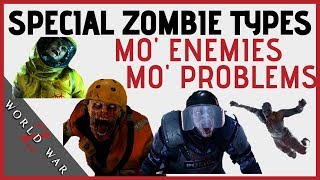 World War Z Game Zombie Types  Special Zombies Horde amp The Swarm [upl. by Marget]