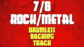 78 RockMetal Drumless Backing Track [upl. by Yatnuhs]