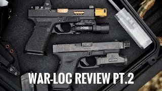 Weapons Armament Research WARLOC Review Pt2  Glock 19 compensator [upl. by Nosemaj]