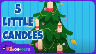 Five Little Candles The Kiboomers Preschool Songs amp Nursery Rhymes for Christmas [upl. by Nnayr]