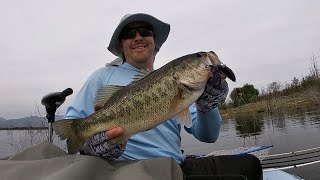 Bass Fishing Theewaterskloof Dam Off a Kickboat [upl. by Petey]