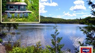 SOLD Video Home On Maine Water Front  53 Calvin Lane Spaulding Lake Oakfield ME MOOERS 8598 [upl. by Terrijo]