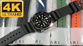 Straps Co – Dassari Wave FKM Rubber Straps 35 Classic Seikoinspired accordionstyle Dive straps [upl. by Sellers]