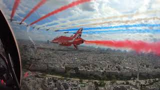 RAF Red Arrows Perform Flypast Over Paris [upl. by Livvyy821]