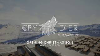 Nouveau restaurant Cry dEr Club daltitude à CransMontana [upl. by Sarita801]