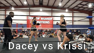 Choctaw Warrior Promotions 4 Dacey vs Krissi [upl. by Puritan765]