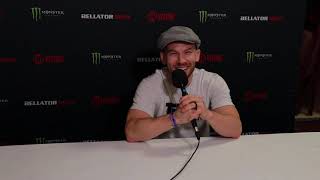 Josh Hill Bellator 272 Interview  Talks Jared Scoggins quotGentlemanquot Nickname Movies [upl. by Avehstab]