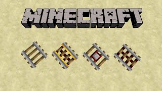 Minecraft Analyse  4 Arten von Schienen Interaktiv [upl. by Watanabe]