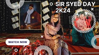 Sir syed day 2k24✨ SS day  mini vlog  AMU  Begum azizun nisa hall [upl. by Jar840]