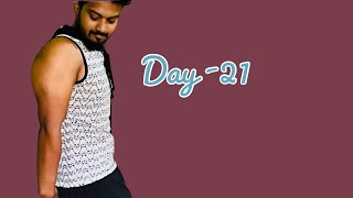 30 days fitness challenge day 21 biceps workout [upl. by Nortyad]