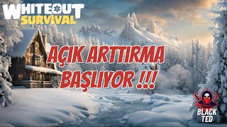 AÇIK ARTTIRMA BAŞLIYOR  WHİTEOUT SURVİVAL [upl. by Attwood]