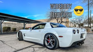 My C5 Corvette Gets Widebody Fenders [upl. by Mcbride935]