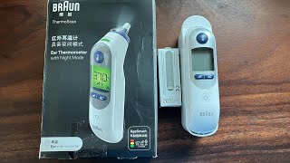 Unboxing Braun ThermoScan 7 IRT6525 Ear Thermometer [upl. by Hgielrahc]