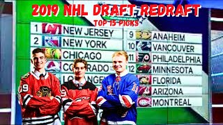 My 2019 NHL Draft  Redraft [upl. by Etnelav516]