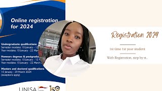 Unisa web Registration 2024  How to register ONLINE UNISA 2024 southafricanyoutuber [upl. by Nate781]