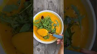 Beste Kürbissuppe 🧡🎃 Veganes Rezept Mrs Flury shorts [upl. by Haeluj]