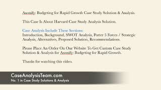 Axonify Budgeting for Rapid Growth Case Study Solution amp Analysis [upl. by Ingunna]