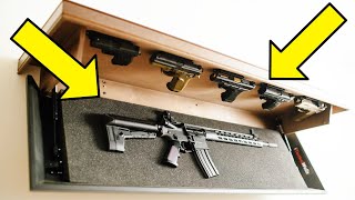 10 Secret Hidden Gun Storage Ideas 2023  MUST SEE to BELIEVE [upl. by Nylatsirhc]