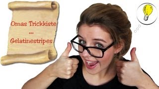 Gelatinestripes gegen Mitesser Omas Trickkiste  Lovethecosmetics [upl. by Adekan]