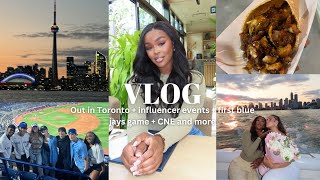 VLOG  Out in Toronto  YSL Influencer Event  First Blue Jays Game  CNE and more [upl. by Nnilsia]