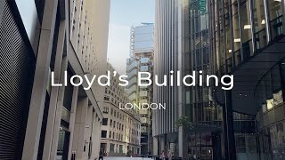 Exterior Tour Of The Iconic Lloyds Building In London [upl. by Nittirb347]