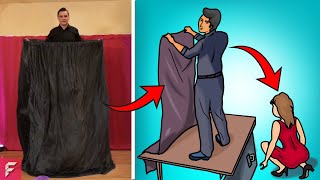 WORLDS 10 MOST FAMOUS MAGIC TRICKS FINALLY REVEALED  GREATEST MAGIC SECRETS [upl. by Halima957]