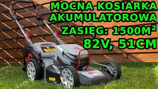 Mocna Kosiarka Akumulatorowa Cramer 82LM51S 82V Test kosiarki jej wady i zalety 53 [upl. by Merlin]