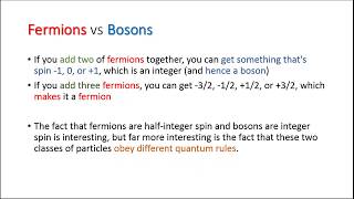 Difference between Fermions and bosons [upl. by Lulu]