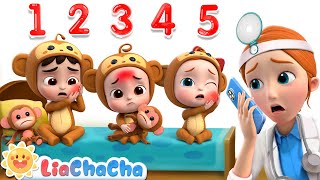 5 Little Monkeys Jumping on the Bed Classic Version  EP98  LiaChaCha Kids Songs amp Nursery Rhymes [upl. by Nebuer]