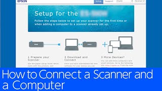 How to Connect a Scanner and a Computer [upl. by Siloum788]