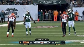 Terrell Owens amp Chad Ochocinco vs Darrelle Revis amp Antonio Cromartie 2010 WR vs CB [upl. by Aiyn828]