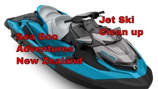 Sea Doo Adventures New Zealand Cleaning the Seadoo [upl. by Amador863]