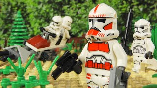 A Clone Trooper Battlepack Tale  Lego Star Wars Stop Motion [upl. by Nivrae389]