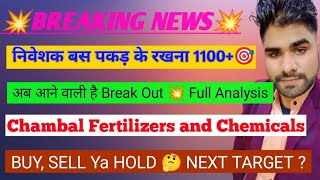 chambal fertilizers share news🔥chambal fertilizer share💥chambal fertilisers fertilizer chemicals [upl. by Perlie]