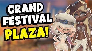 Reaction to the Grand Festival Plaza in Splatoon 3 [upl. by Rannug776]