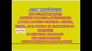 ALODINE® 1200S  Henkel  Aplicação preventiva p proteção contra corrosão em aeronaves [upl. by Ezra]